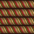 Seamless pattern with wavy stripes - vector illustration