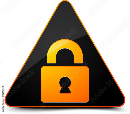 Illustration: Lock warning Lock warning
