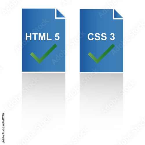 Vector: HTML5 + CSS3 Check HTML5 + CSS3 Check