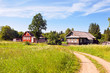 Foto: Russian village in summer day Russian village in summer day