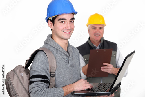 Photo: Trainer and trainee Trainer and trainee