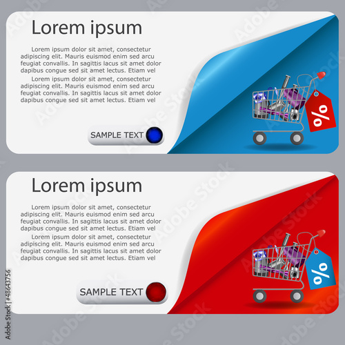 Vector: Sale banner with place for your text. vector illustration Sale banner with place for your text. vector illustration