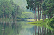 Pang Ung, Beautiful forest lake in the morning