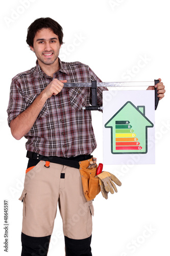 Photo: craftsman shows house with energy rating craftsman shows house with energy rating