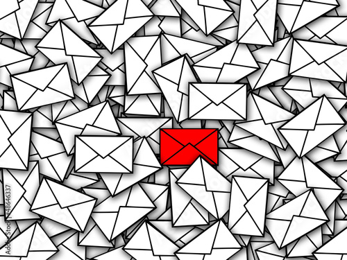 Illustration: virus infected e-mail virus infected e-mail