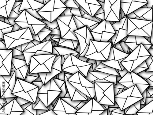 Illustration: mail flooding mail flooding