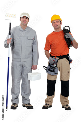 Photo: Painter and electrician Painter and electrician