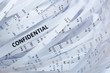 Pile of shredded paper - confidential