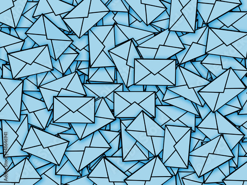 Illustration: bulletins de vote dans leurs enveloppes bulletins de vote dans leurs enveloppes