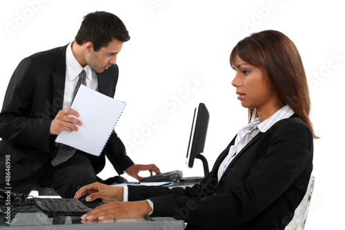 Photo: Business professionals at the office Business professionals at the office