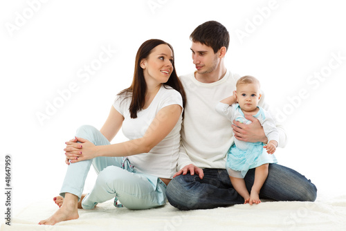 Photo: Happy family. Happy family.