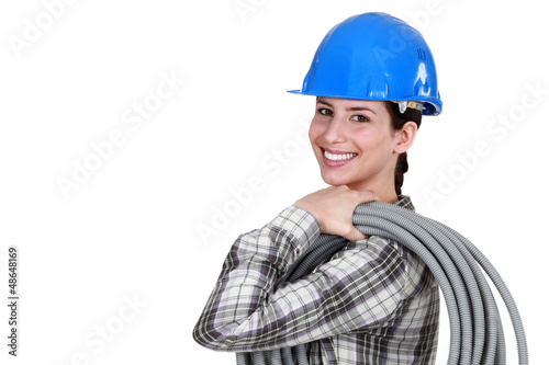 Photo: female plumber female plumber