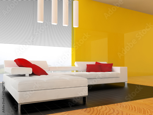 Illustration: modern interior modern interior
