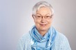 Portrait of kind old lady