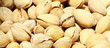 A heap of shelled pistachios