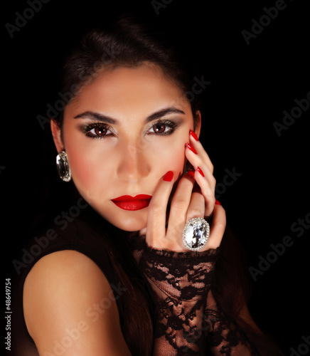 Photo: Beautiful woman's portrait Beautiful woman's portrait
