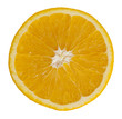 sliced ??orange on white background