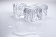 Agua, frio, cubitos de hielo