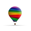 Vector Logo hot-air balloon