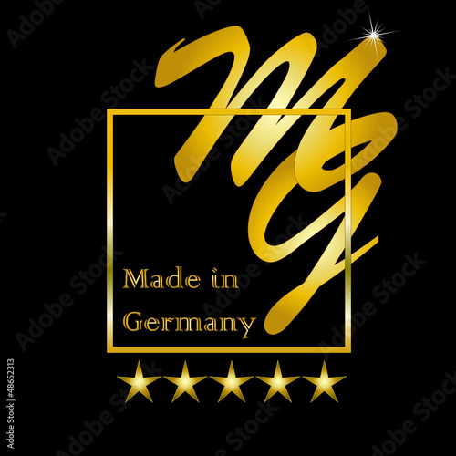 Vector: made in germany made in germany