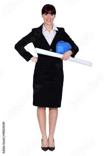 Photo: Happy femalearchitect Happy femalearchitect