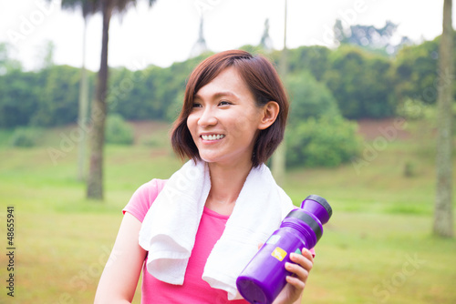 Photo: Sporty Asian girl Sporty Asian girl