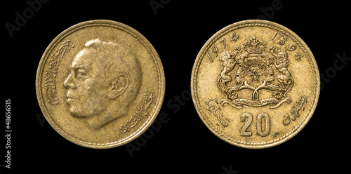 Photo: Antique coin of african country Antique coin of african country