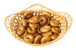 cookies on the white background