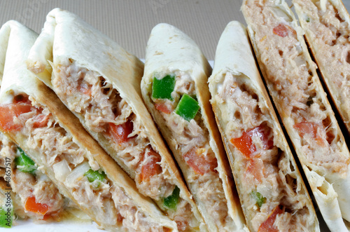 Photo: Toasted Tuna Wraps Toasted Tuna Wraps