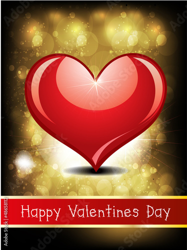 Vector: abstract glossy love card abstract glossy love card