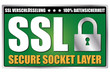 Button "SSL Security" Grün/Schwarz/Silber