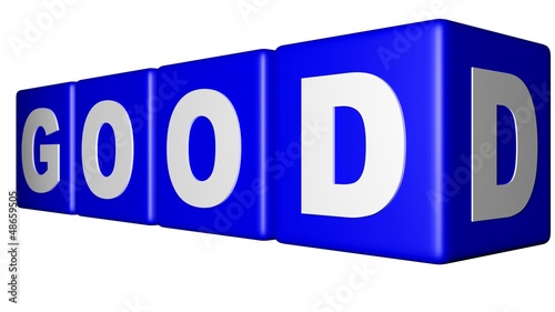 Illustration: Good blue cubes Good blue cubes