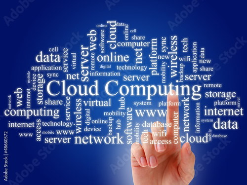 Photo: Cloud computing. Cloud computing.