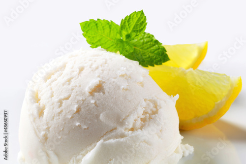 Photo: Lemon ice cream Lemon ice cream