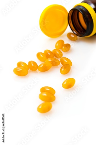 Photo: Capsules de gelée royale. Capsules de gelée royale.