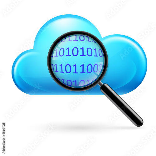 Vector: Clouds search Clouds search
