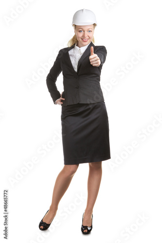 Photo: Engineer Woman Thumbs Up Engineer Woman Thumbs Up