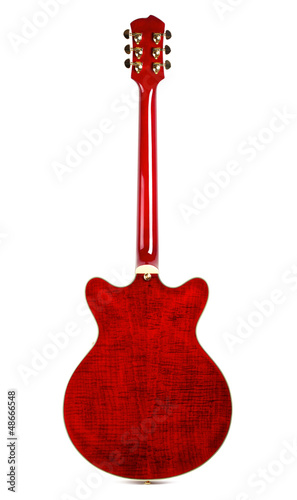 Photo: Semi-hollow Guitar Back Semi-hollow Guitar Back