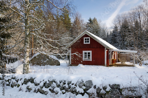 Photo: Swedish winter architecture symbols Swedish winter architecture symbols