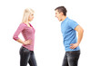 Couple arguing
