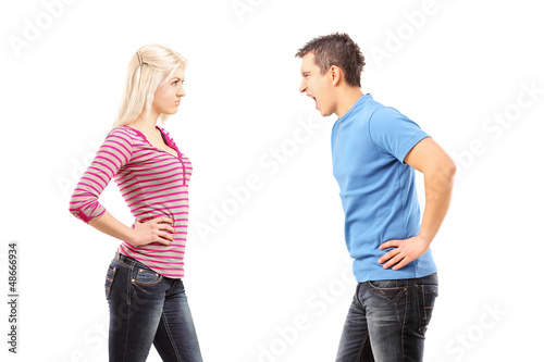Photo: Couple arguing Couple arguing