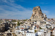Ortahisar rock fortress in Cappadocia