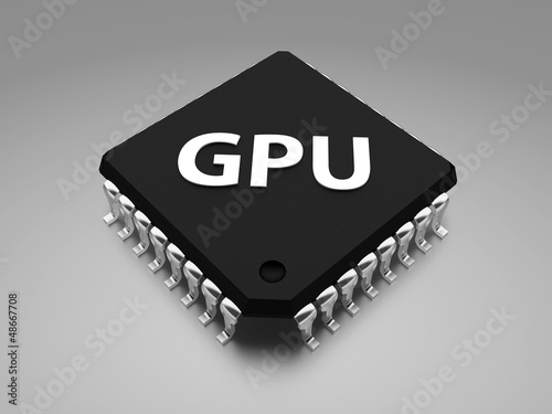 Illustration: Graphics processing unit (GPU) Graphics processing unit (GPU)