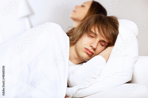 Photo: Young man and his wife Young man and his wife