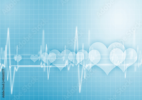 Illustration: Heart beat illustration Heart beat illustration