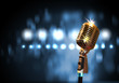 audio microphone retro style