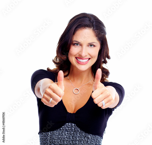 Photo: Happy Business woman. Success. Happy Business woman. Success.