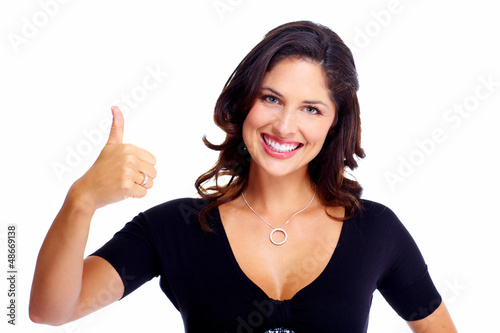 Photo: Happy Business woman. Success. Happy Business woman. Success.