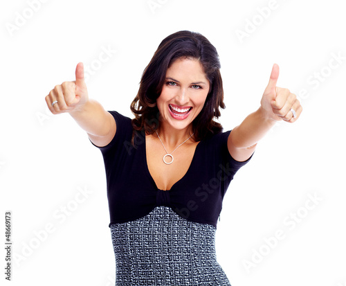 Photo: Happy Business woman. Success. Happy Business woman. Success.