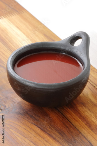 Photo: Red hot chili sauce Red hot chili sauce